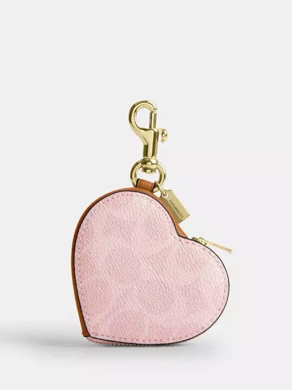 🩷 Coach Heart Bag Charm/Coin Pouch